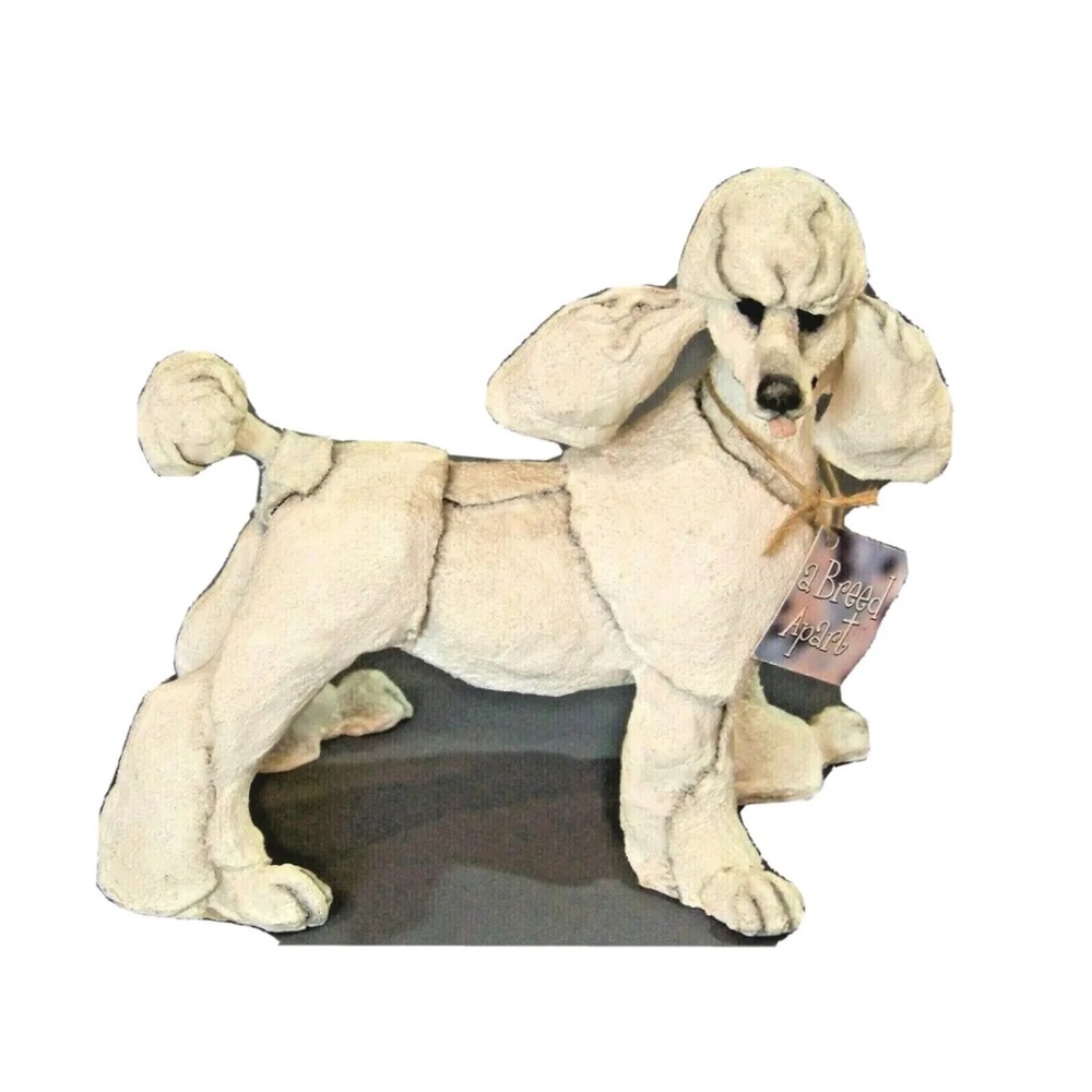 COPY - A Breed Apart Poodle Dog Figure whimsical  By Willits Country Artist